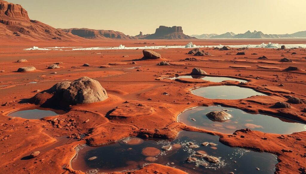 water on mars